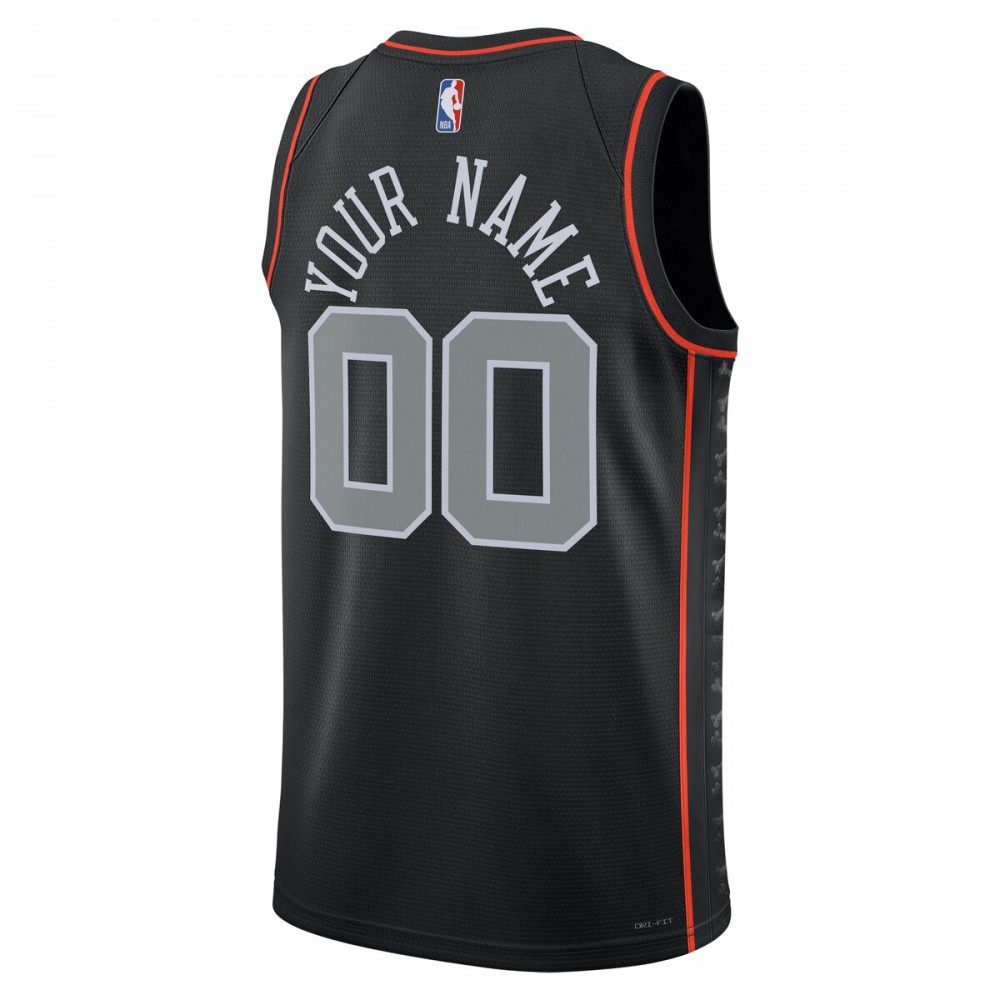Detroit Pistons Unisex 2023/24 Custom Swingman Jersey - Black - City Edition-Pro Kit Vault | Brand New 26/27 Sports Jerseys